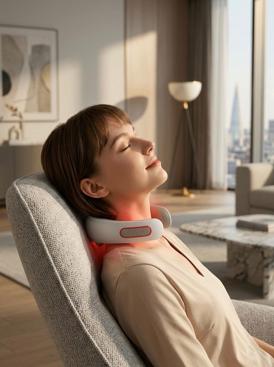 Velora Omni-Relief Pro: The Intelligent 6-Node Neck Recovery System
